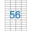 Nyomtatható öntapadó etikett A/4-56db/ív