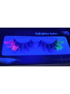   PXP fluoreszkáló Chunky műszempillák Barranquilla stílusú zöld és Pink 41444