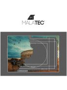 Malatec puzzle szőnyeg tároló alátét 1500 darabos kirakósokhoz, felfújható hengerrel és rögzítő pántokkal