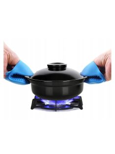 Szilikon sütőkesztyű hőálló konyhai fogó, csúszásmentes felülettel.