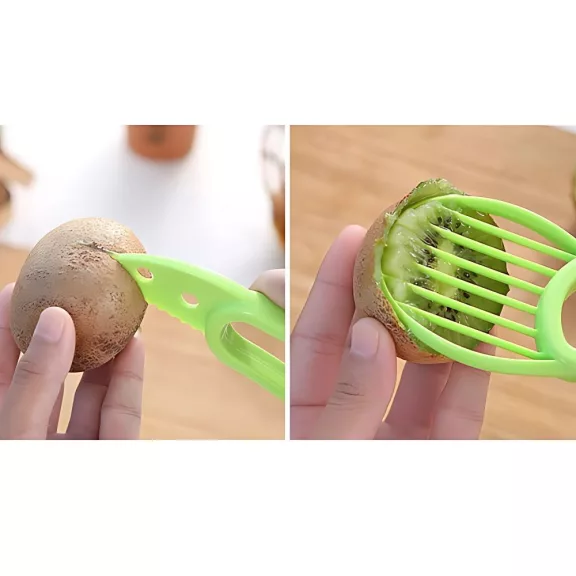 Avokádó, kiwi hámozó és szeletelő