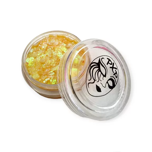 PXP chunky  csillámkrém - honey yellow chameleon 10 ml