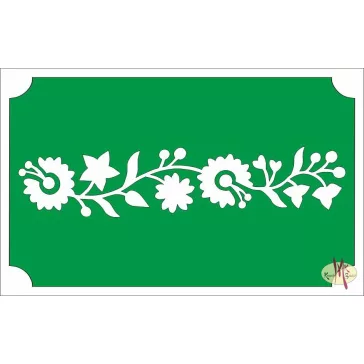 8x5 cm-es Csillámtetoválás sablon - Magyar motívum 14