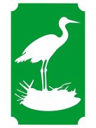 Gólya fészekben csillámtetoválás sablon 8x5 cm – öntapadós festősablon