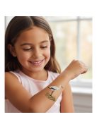 Gólya fészekben csillámtetoválás sablon 8x5 cm – öntapadós festősablon