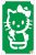 8x5 cm-es Csillámtetoválás sablon - Hello Kitty 29
