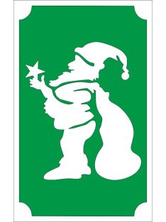  Csillámtetoválás sablon - Mikulás 30