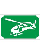 Csillámtetoválás sablon - Helikopter