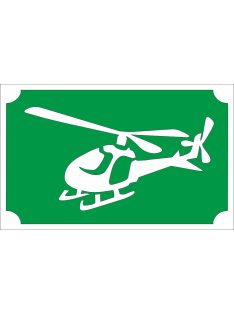Csillámtetoválás sablon - Helikopter