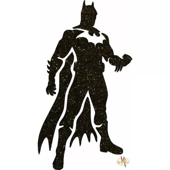 8x5 cm-es Csillámtetoválás sablon - Batman 52