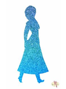 8x5 cm-es Csillámtetoválás sablon - Jégvarázs, Anna 60