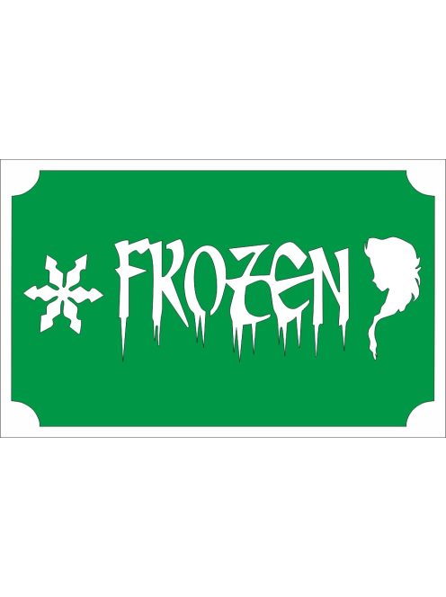 8x5 cm-es Csillámtetoválás sablon - Frozen 64