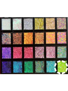 Fusion Glitter csillámkrém  utántöltő Aurora UV