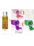 Laura Serna Chunky face and Body glitter gel - Zöld