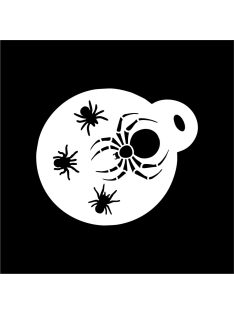 Arcfestő sablon - Pók minta