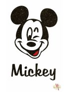 8x5 cm-es Csillámtetoválás sablon - Mickey mouse 104