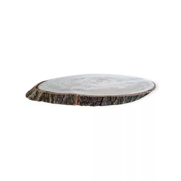 Fa szelet, ovál korong 42x27x3 cm 