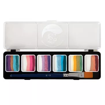 PXP Professional Colors Fairy Tale gyöngyház one stroke arcfesték paletta