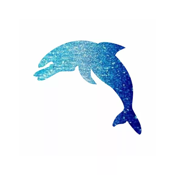 KiviArt kétrétegű delfin festősablon arc- és testfestéshez