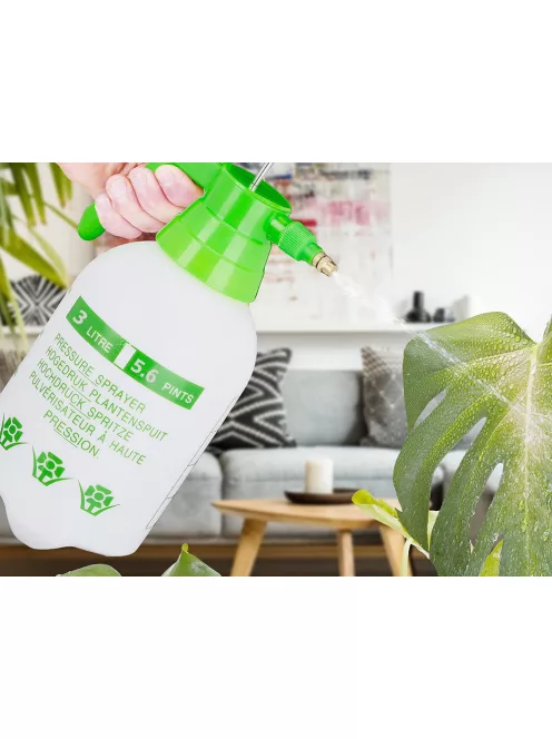 kézi pumpás permetező 3 liter növényekhez állítható fúvókával