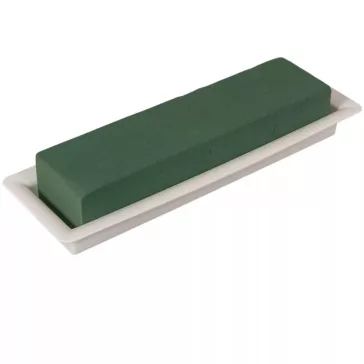 Nedves virágkötő tűzőhab tálban 18,5 cm 25 cm és 33 cm méretekben asztaldíszekhez