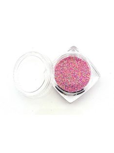 Csillámpor szivárvány, színjátszó színben.