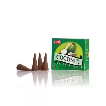 HEM Coconut illatú füstölő kúp 10db/cs