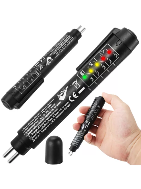 fékfolyadék teszter led kijelzővel dot 3 4 5 mérő