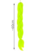 Szintetikus haj színes afro-ombre fonathoz - Neon zöld