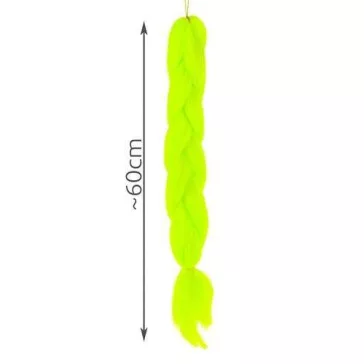 Szintetikus haj színes afro-ombre fonathoz - Neon zöld