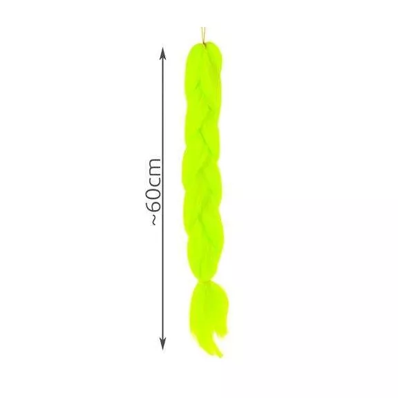 Szintetikus haj színes afro-ombre fonathoz - Neon zöld