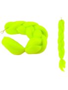 Szintetikus haj színes afro-ombre fonathoz - Neon zöld