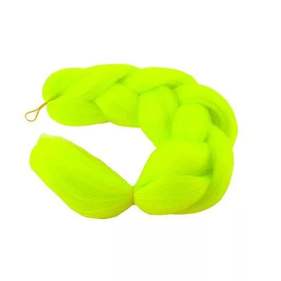 Szintetikus haj színes afro-ombre fonathoz - Neon zöld
