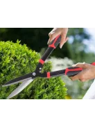 kézi kerti olló sövény nyírásához acél pengével