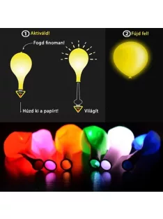 Világító led lufik 5db/cs