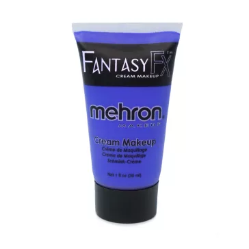 Mehron Fantasy FX Blue krémes arcfesték tégelyben, élénk kék színű professzionális arc- és testművészethez