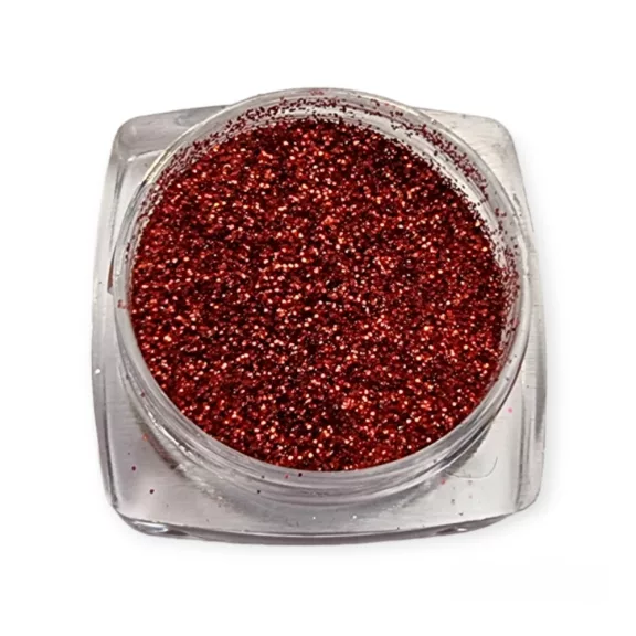 Kozmetikai Bio csillám Red