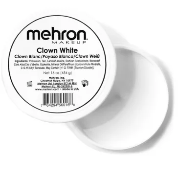 MEHRON-Clown-White-Bohoc-feher-XL-454-gramm