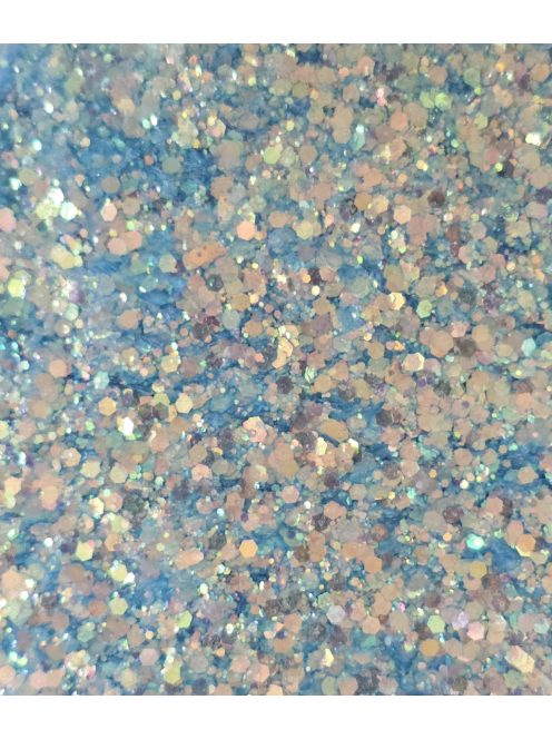 KiviArt Frozen Mixed Chunky Csillám - Jégvarázs Kék Glitter Sminkhez