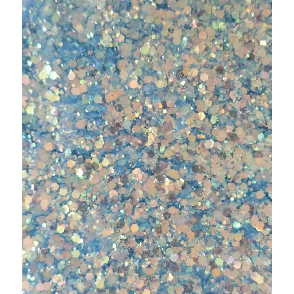 KiviArt Frozen Mixed Chunky Csillám - Jégvarázs Kék Glitter Sminkhez