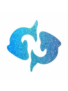 Csillámtetoválás sablon - Halak 