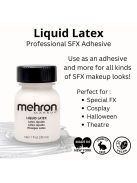 Mehron Liquid Latex - Clear with brush 30ml