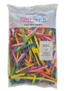 Modellező lufi 100 db-os vegyes színű csomag lufifigurák készítéséhez