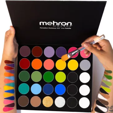 Mehron Paradise Pro Makeup AQ 30 színű paletta – vízbázisú arcfesték