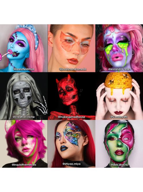 Mehron Paradise Pro Makeup AQ 30 színű paletta – vízbázisú arcfesték