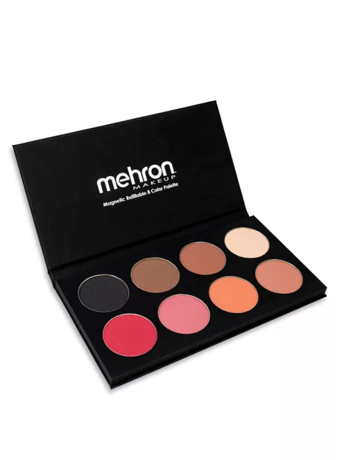 Mehron EYE & CHEEK Powder Palette – 8 Színű Szemhéjfesték és Pirosító Kontúr Paletta