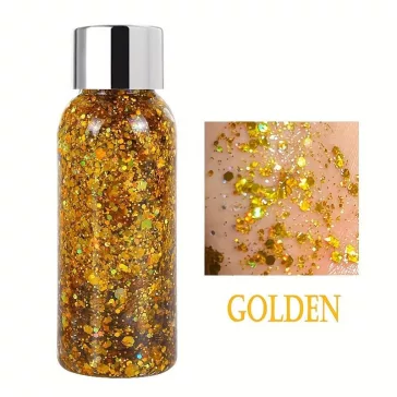 Laura Serna Chunky face and Body glitter gel - Arany