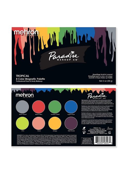Mehron-Paradise-8-Trópusi-szinű-paletta