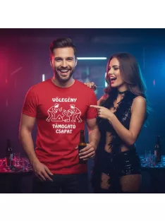 Vőlegény Támogató Csapat póló legénybúcsúra uniszex