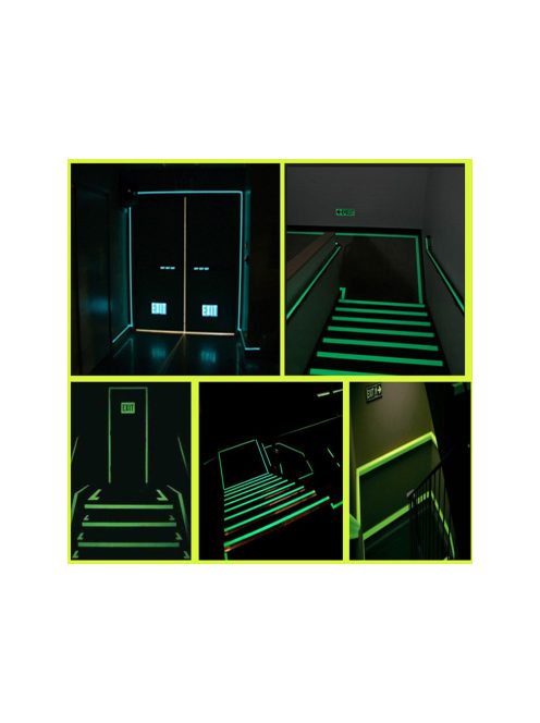 Sötétben Világító Fluoreszkáló öntapadó Szalag - 3 cm x 3 méter